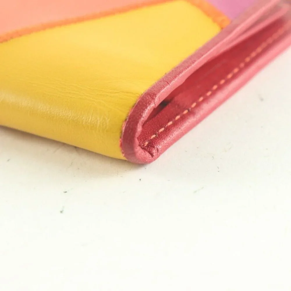 Saint Laurent Multicolor Leather Card Holder Wallet 1YSL83K